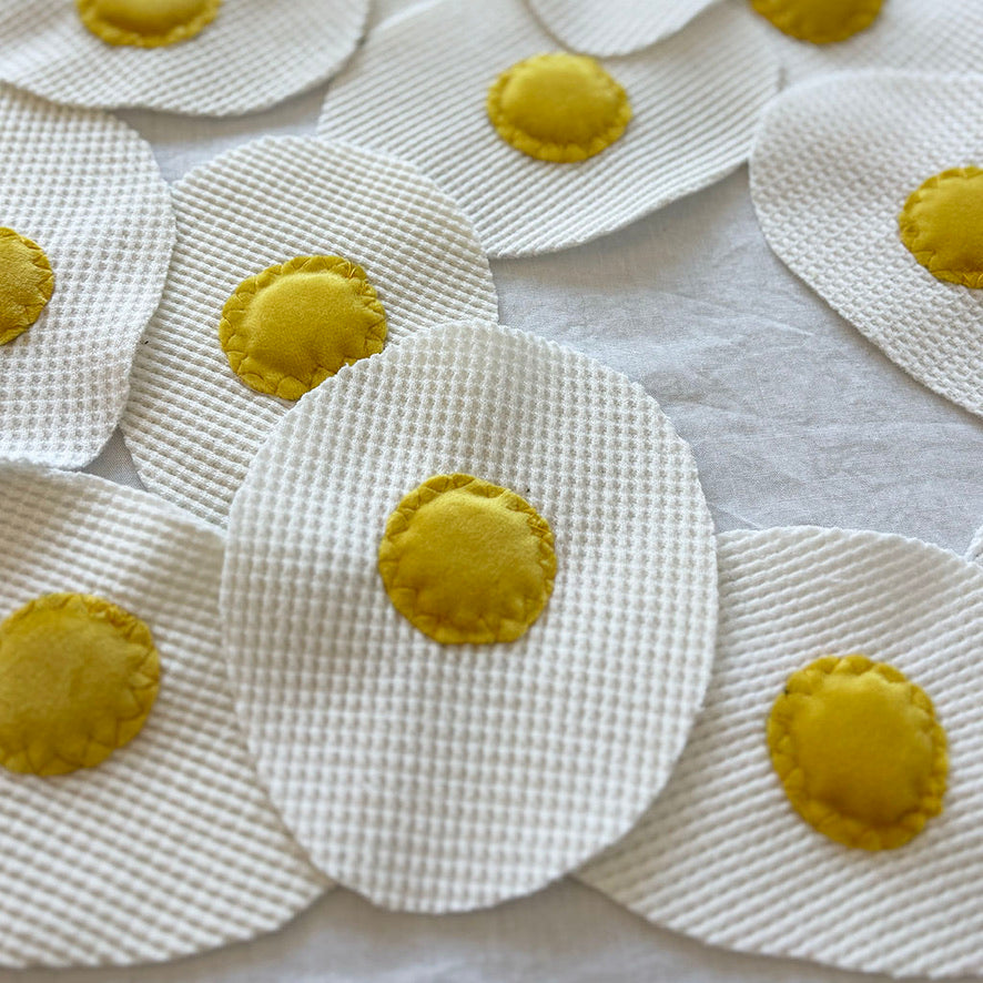 Vegan Fried Egg Patches