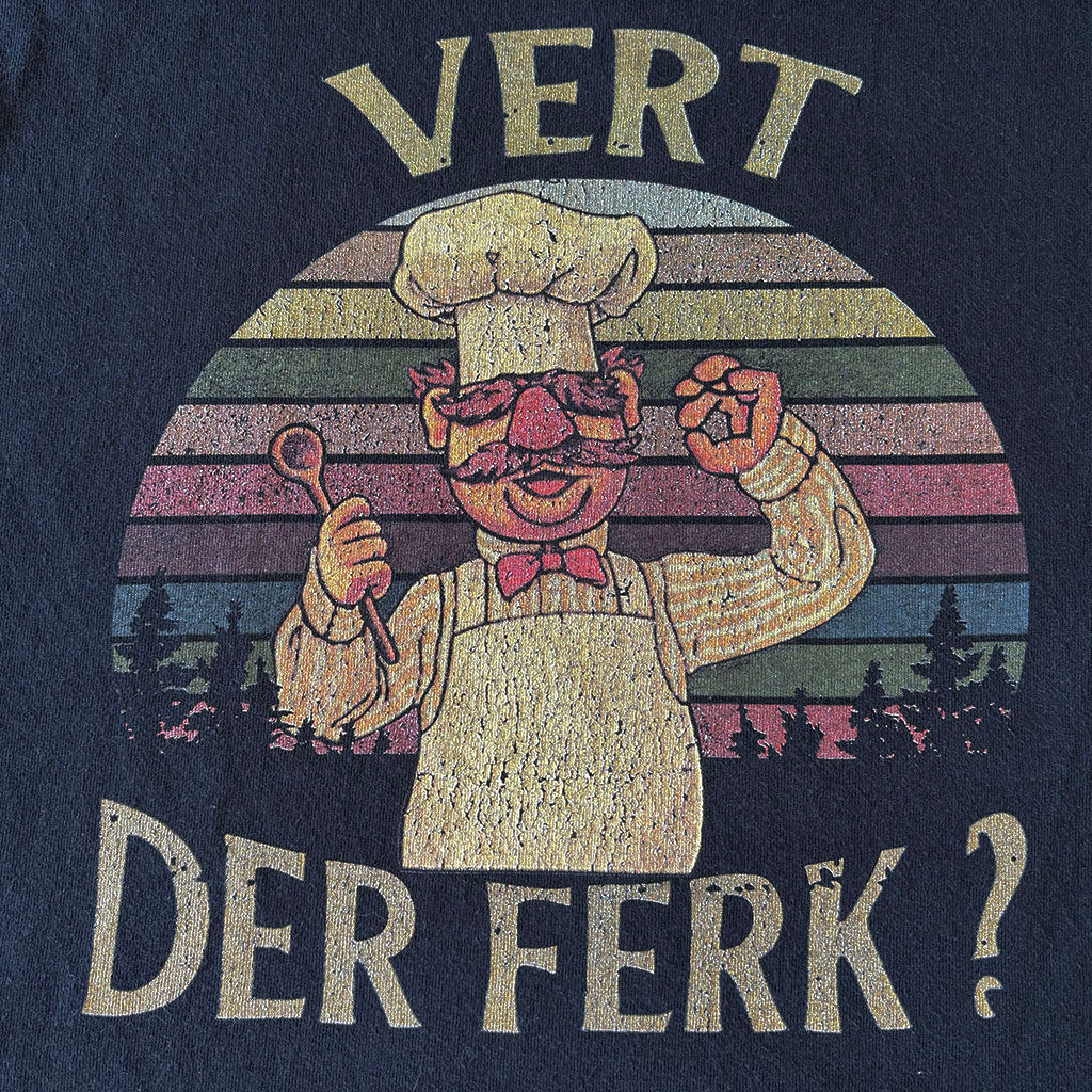 Vert Der Ferk? Cropped Swedish Chef Bootleg T-Shirt