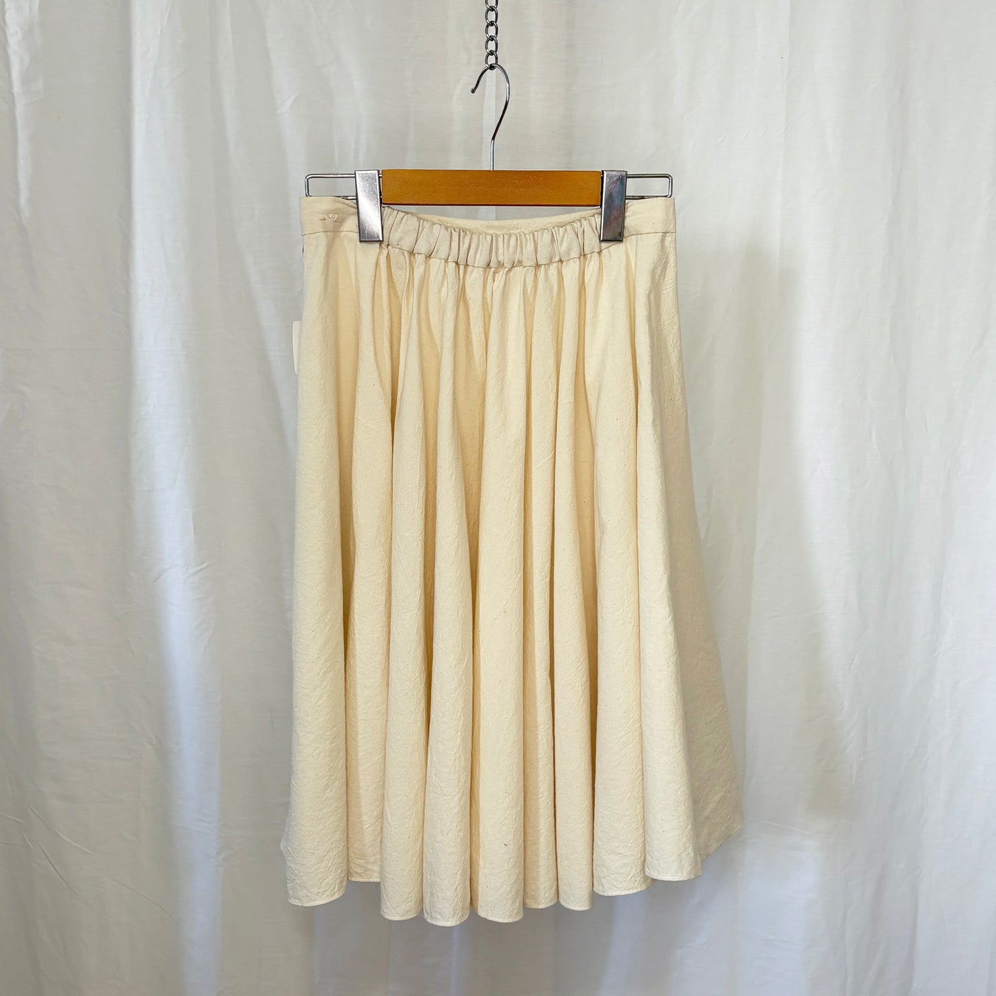 Raw Cotton Circle Skirt