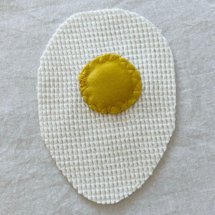 Vegan Fried Egg Patches