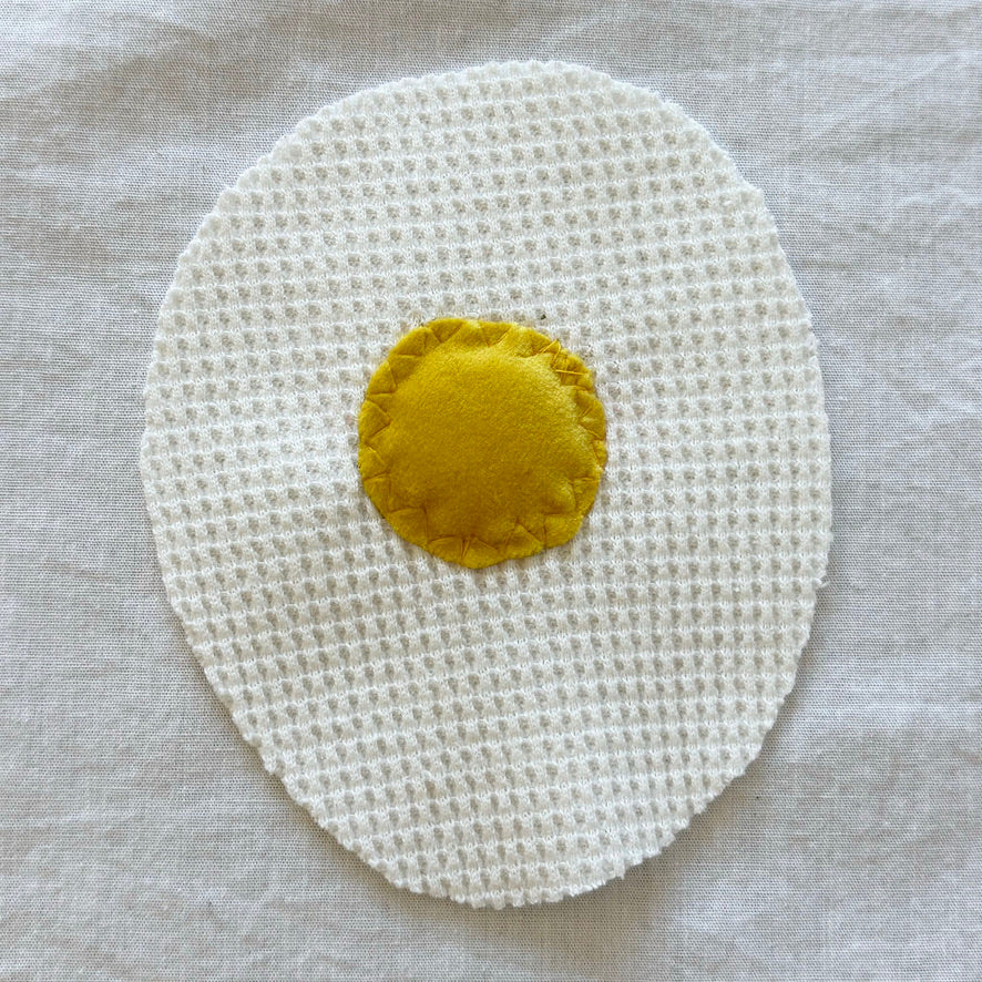 Vegan Fried Egg Patches