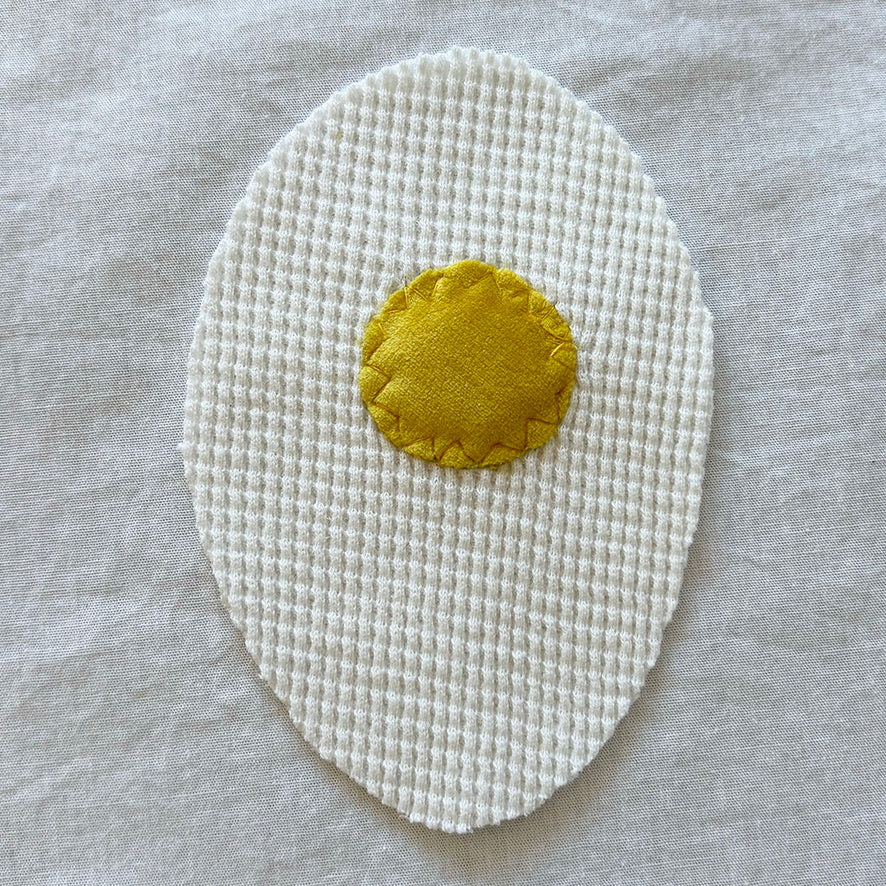 Vegan Fried Egg Patches