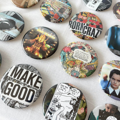 Surprise Collage Pin