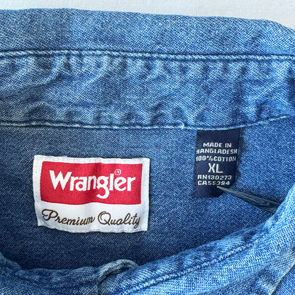 Sleeveless Denim and Flannel Frankenstien Shirt