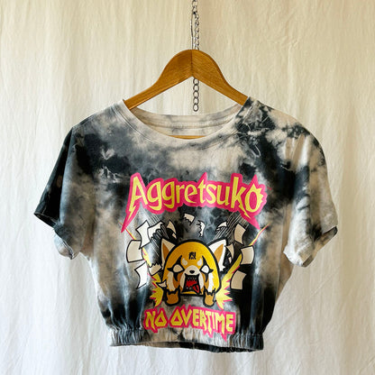Aggretsuko: No Overtime Cropped Tee