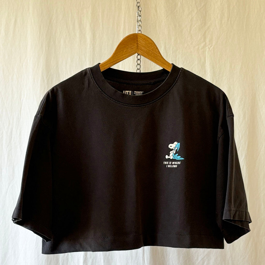 Snoopy vs. Linus: The Battle for the Blanket Cropped T-shirt