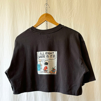 Snoopy vs. Linus: The Battle for the Blanket Cropped T-shirt