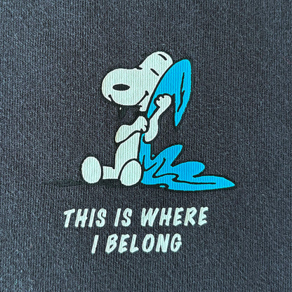 Snoopy vs. Linus: The Battle for the Blanket Cropped T-shirt