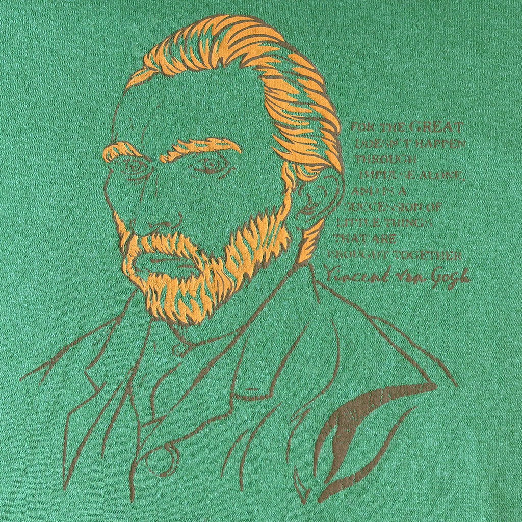 Vintage Vincent Van Gogh Cropped Vintage T-Shirt