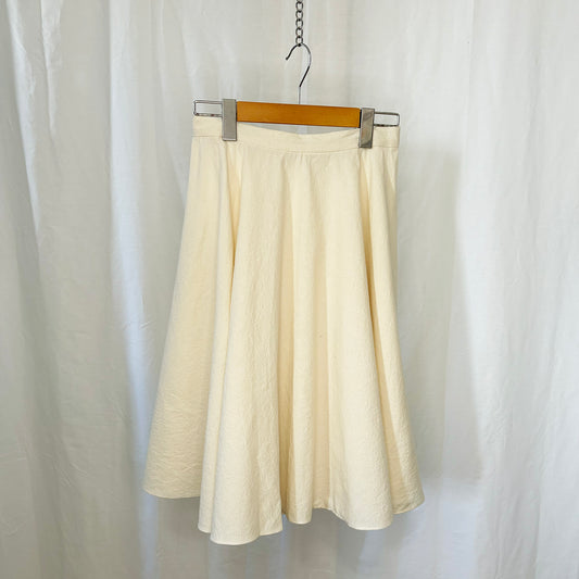 Raw Cotton Circle Skirt