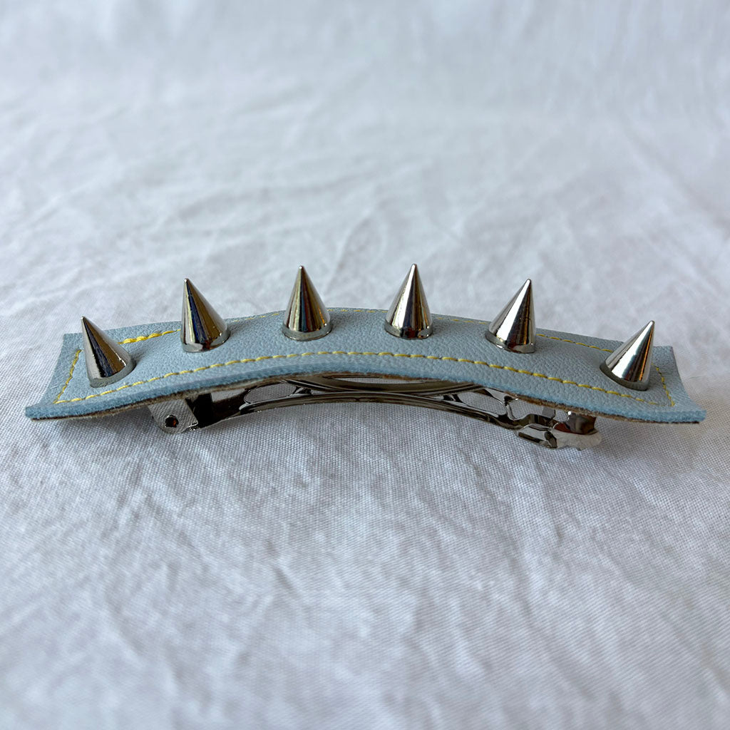 Hair clip with spikes on a white background