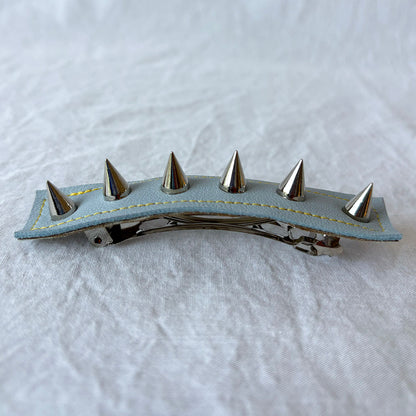 Hair clip with spikes on a white background